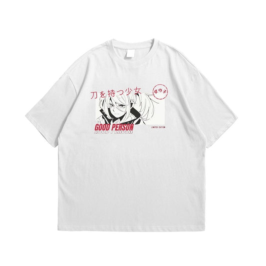 Anime Style Printed Oversized T-shirts