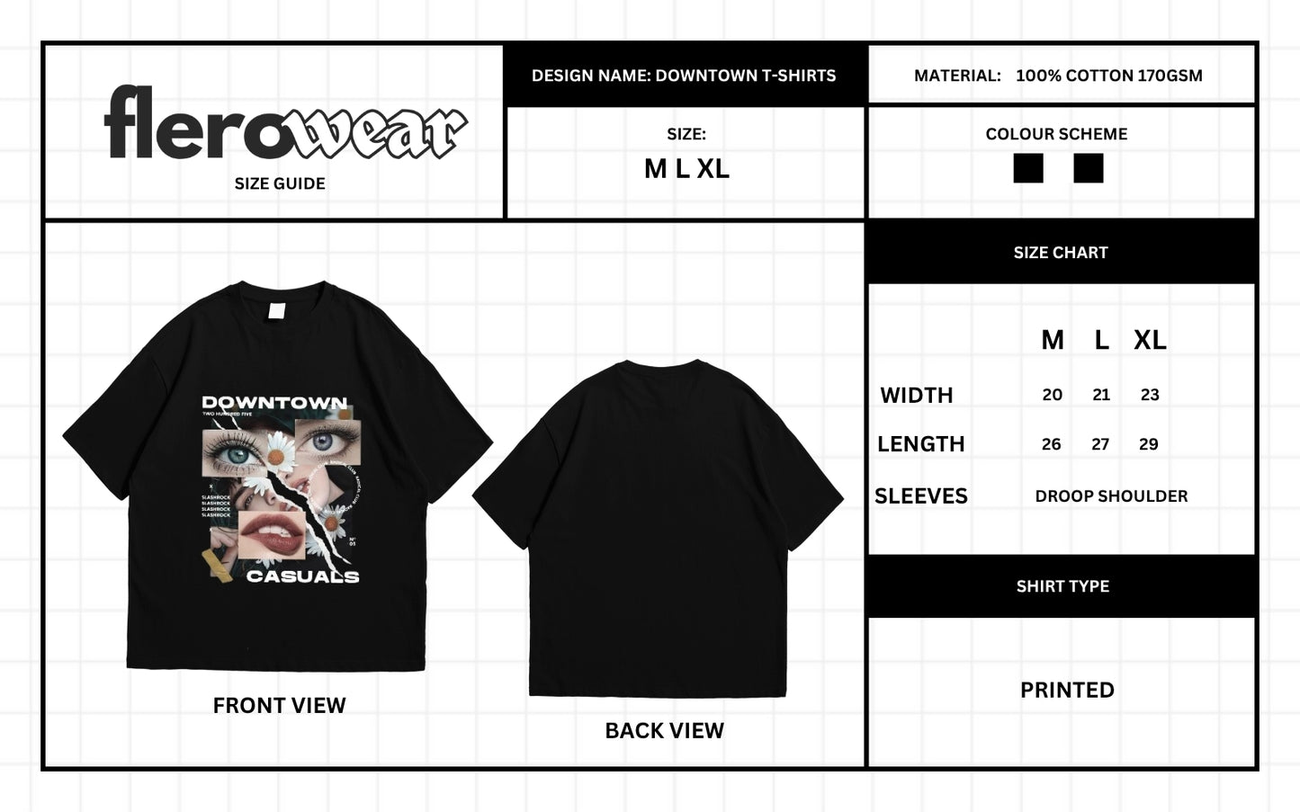 Downtown Casuals Oversized T-Shirt | Streetwear Style