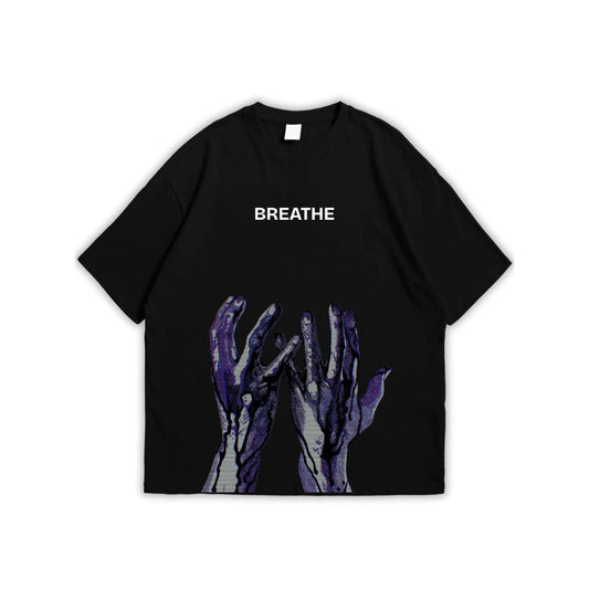 Printed Oversized T-Shirt – Breath Design 01