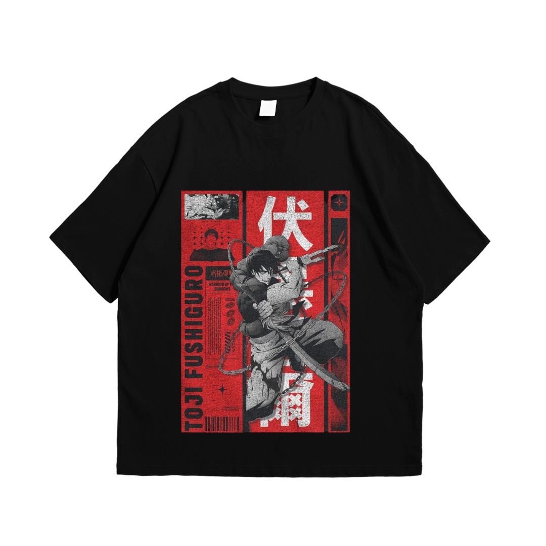 Toji Style Printed Oversized T-shirts
