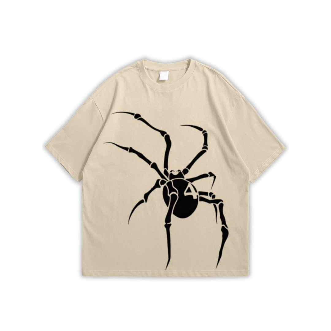 Spider Printed Oversized T-Shirt – Design 01