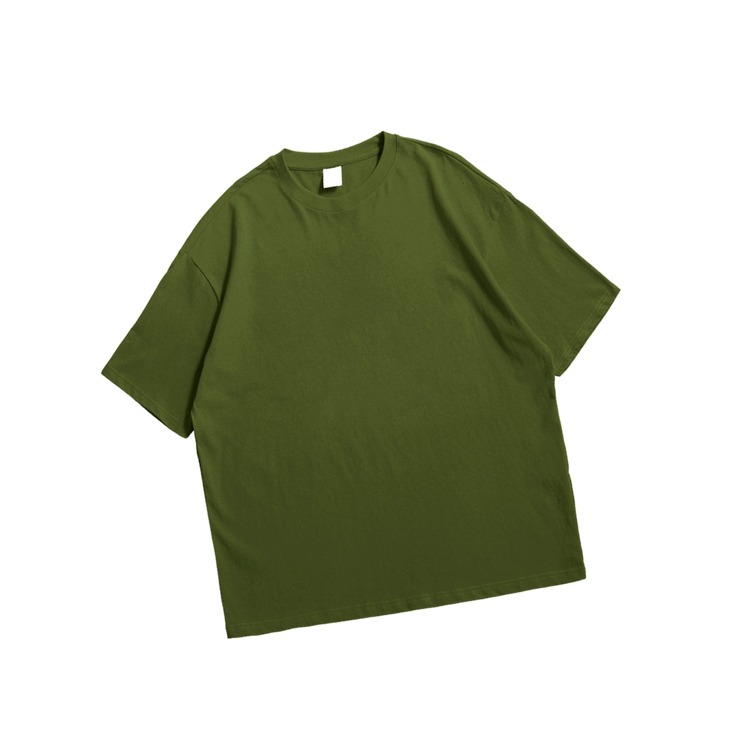 Dark Green Premium Oversized T-shirt.