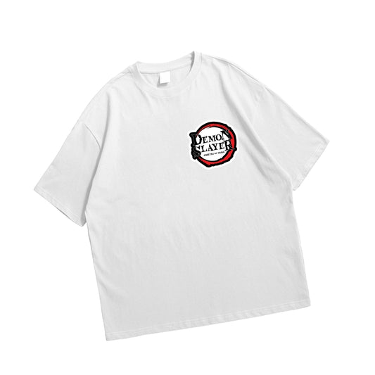 Oversized Drop Shoulder T-Shirt – Nezuko Kamado Demon Slayer Print (170 GSM)