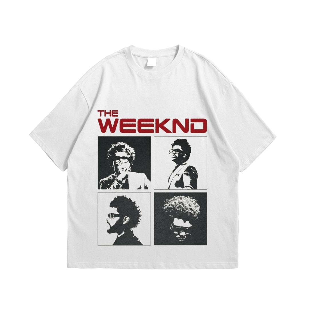 The Weeknd Oversized T-Shirt – Classic Era Print | 170 GSM Premium Cotton.