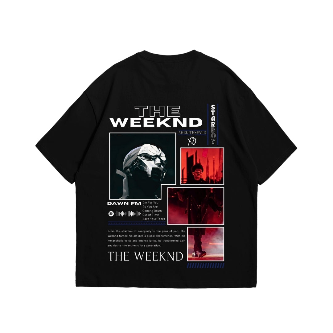 The Weeknd Oversized T-Shirt – Dawn FM Edition | Premium Streetwear Drop Shoulder Tee