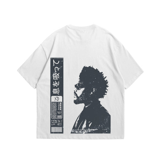 The Weeknd Graphic Oversized T-Shirt – Front & Back Printed | Premium Drop Shoulder Fit