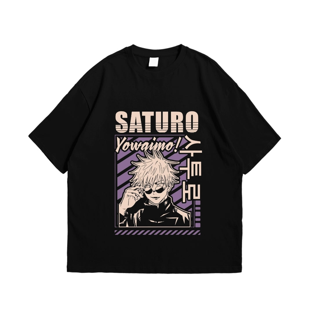 Gojo Satoru Oversized T-Shirt – Premium Anime Streetwear | Unisex Printed Tee.