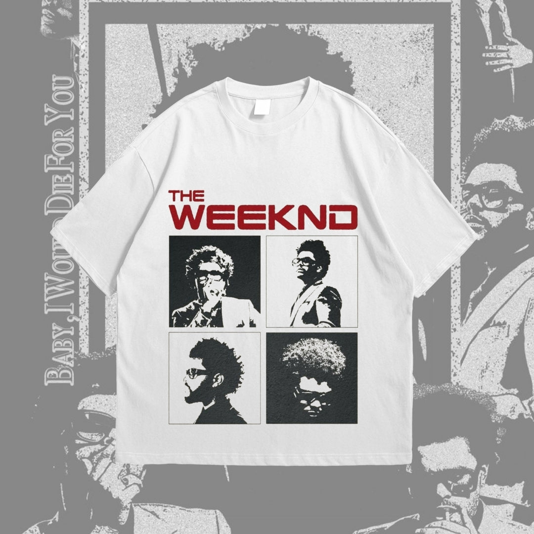The Weeknd Oversized T-Shirt – Classic Era Print | 170 GSM Premium Cotton.