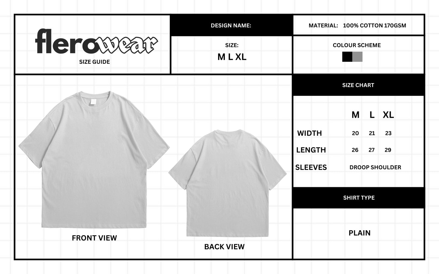 White Drop Shoulder Oversized T-Shirt – Premium Cotton Streetwear.